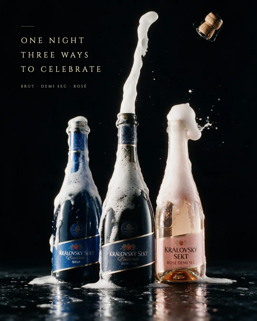 „One night, three ways to celebrate“